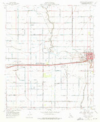Holtville West California Historical topographic map, 1:24000 scale, 7.5 X 7.5 Minute, Year 1956
