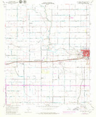 Holtville West California Historical topographic map, 1:24000 scale, 7.5 X 7.5 Minute, Year 1956