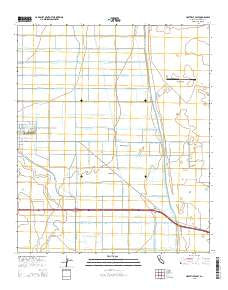 Holtville East California Current topographic map, 1:24000 scale, 7.5 X 7.5 Minute, Year 2015