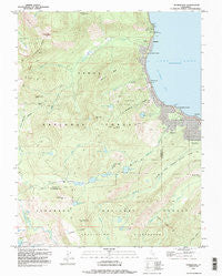 Homewood California Historical topographic map, 1:24000 scale, 7.5 X 7.5 Minute, Year 1992