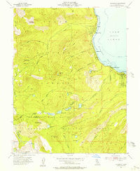 Homewood California Historical topographic map, 1:24000 scale, 7.5 X 7.5 Minute, Year 1955