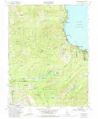 Homewood California Historical topographic map, 1:24000 scale, 7.5 X 7.5 Minute, Year 1955