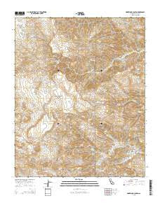 Homewood Canyon California Current topographic map, 1:24000 scale, 7.5 X 7.5 Minute, Year 2015