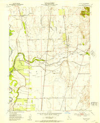 Honcut California Historical topographic map, 1:24000 scale, 7.5 X 7.5 Minute, Year 1952