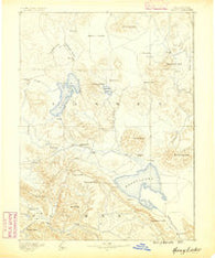 Honey Lake California Historical topographic map, 1:250000 scale, 1 X 1 Degree, Year 1886