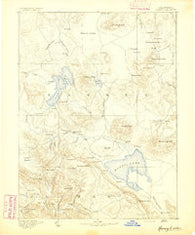 Honey Lake California Historical topographic map, 1:250000 scale, 1 X 1 Degree, Year 1891