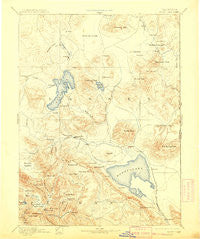 Honey Lake California Historical topographic map, 1:250000 scale, 1 X 1 Degree, Year 1893