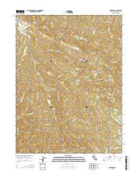 Honeydew California Current topographic map, 1:24000 scale, 7.5 X 7.5 Minute, Year 2015