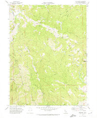 Honeydew California Historical topographic map, 1:24000 scale, 7.5 X 7.5 Minute, Year 1970