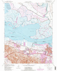 Honker Bay California Historical topographic map, 1:24000 scale, 7.5 X 7.5 Minute, Year 1953