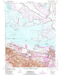 Honker Bay California Historical topographic map, 1:24000 scale, 7.5 X 7.5 Minute, Year 1953