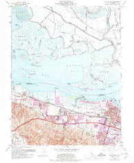 Honker Bay California Historical topographic map, 1:24000 scale, 7.5 X 7.5 Minute, Year 1953