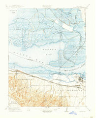 Honker Bay California Historical topographic map, 1:31680 scale, 7.5 X 7.5 Minute, Year 1918