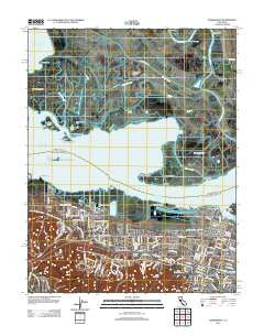 Honker Bay California Historical topographic map, 1:24000 scale, 7.5 X 7.5 Minute, Year 2012
