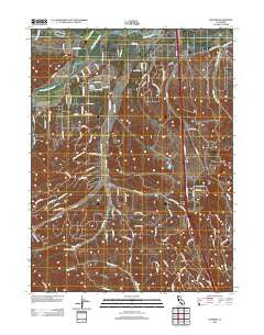 Hooker California Historical topographic map, 1:24000 scale, 7.5 X 7.5 Minute, Year 2012