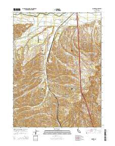 Hooker California Current topographic map, 1:24000 scale, 7.5 X 7.5 Minute, Year 2015