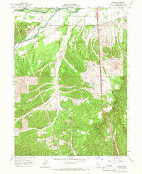 Hooker California Historical topographic map, 1:24000 scale, 7.5 X 7.5 Minute, Year 1965