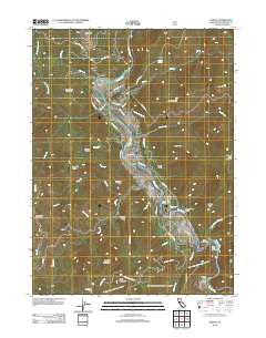 Hoopa California Historical topographic map, 1:24000 scale, 7.5 X 7.5 Minute, Year 2012