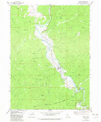 Hoopa California Historical topographic map, 1:24000 scale, 7.5 X 7.5 Minute, Year 1979