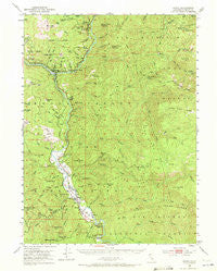 Hoopa California Historical topographic map, 1:62500 scale, 15 X 15 Minute, Year 1952