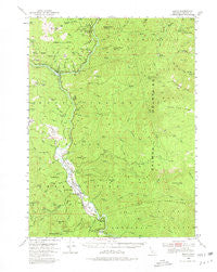 Hoopa California Historical topographic map, 1:62500 scale, 15 X 15 Minute, Year 1952