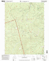 Hopkins Butte California Historical topographic map, 1:24000 scale, 7.5 X 7.5 Minute, Year 1997