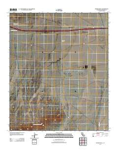 Hopkins Well California Historical topographic map, 1:24000 scale, 7.5 X 7.5 Minute, Year 2012