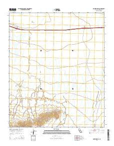 Hopkins Well California Current topographic map, 1:24000 scale, 7.5 X 7.5 Minute, Year 2015