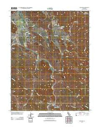 Hopland California Historical topographic map, 1:24000 scale, 7.5 X 7.5 Minute, Year 2012
