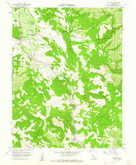 Hopland California Historical topographic map, 1:24000 scale, 7.5 X 7.5 Minute, Year 1960