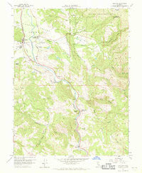 Hopland California Historical topographic map, 1:24000 scale, 7.5 X 7.5 Minute, Year 1960