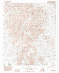 Horn Spring California Historical topographic map, 1:24000 scale, 7.5 X 7.5 Minute, Year 1983