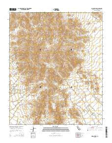 Horn Spring California Current topographic map, 1:24000 scale, 7.5 X 7.5 Minute, Year 2015