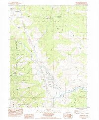 Hornbrook California Historical topographic map, 1:24000 scale, 7.5 X 7.5 Minute, Year 1984