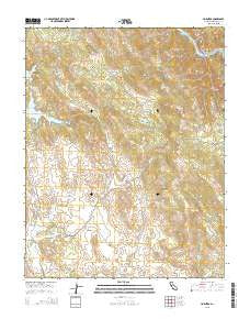Hornitos California Current topographic map, 1:24000 scale, 7.5 X 7.5 Minute, Year 2015
