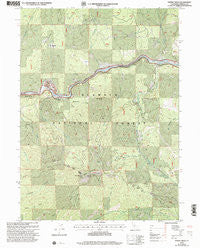 Horse Creek California Historical topographic map, 1:24000 scale, 7.5 X 7.5 Minute, Year 2001