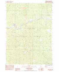 Horse Creek California Historical topographic map, 1:24000 scale, 7.5 X 7.5 Minute, Year 1983