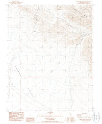 Horse Thief Canyon California Historical topographic map, 1:24000 scale, 7.5 X 7.5 Minute, Year 1987