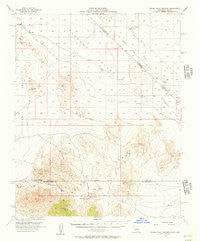 Horse Thief Springs California Historical topographic map, 1:62500 scale, 15 X 15 Minute, Year 1956