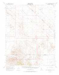 Horse Thief Springs California Historical topographic map, 1:62500 scale, 15 X 15 Minute, Year 1956