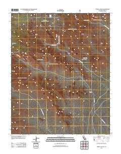 Horse Canyon California Historical topographic map, 1:24000 scale, 7.5 X 7.5 Minute, Year 2012