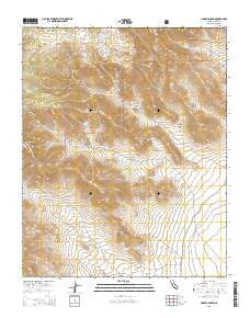 Horse Canyon California Current topographic map, 1:24000 scale, 7.5 X 7.5 Minute, Year 2015