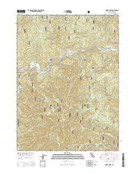 Horse Creek California Current topographic map, 1:24000 scale, 7.5 X 7.5 Minute, Year 2015