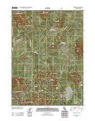Horse Peak California Historical topographic map, 1:24000 scale, 7.5 X 7.5 Minute, Year 2012
