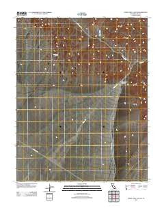 Horse Thief Canyon California Historical topographic map, 1:24000 scale, 7.5 X 7.5 Minute, Year 2012