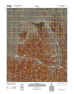 Horse Thief Springs California Historical topographic map, 1:24000 scale, 7.5 X 7.5 Minute, Year 2012