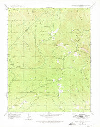 Horsecamp Mountain California Historical topographic map, 1:24000 scale, 7.5 X 7.5 Minute, Year 1947