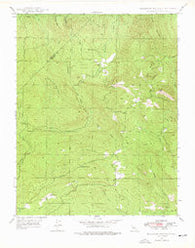 Horsecamp Mountain California Historical topographic map, 1:24000 scale, 7.5 X 7.5 Minute, Year 1947