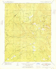 Horsecamp Mountain California Historical topographic map, 1:24000 scale, 7.5 X 7.5 Minute, Year 1948