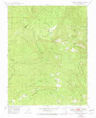 Horsecamp Mountain California Historical topographic map, 1:24000 scale, 7.5 X 7.5 Minute, Year 1947